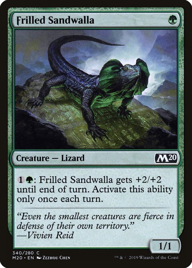 Frilled Sandwalla [Core Set 2020] MTG Single Magic: The Gathering  | Multizone: Comics And Games