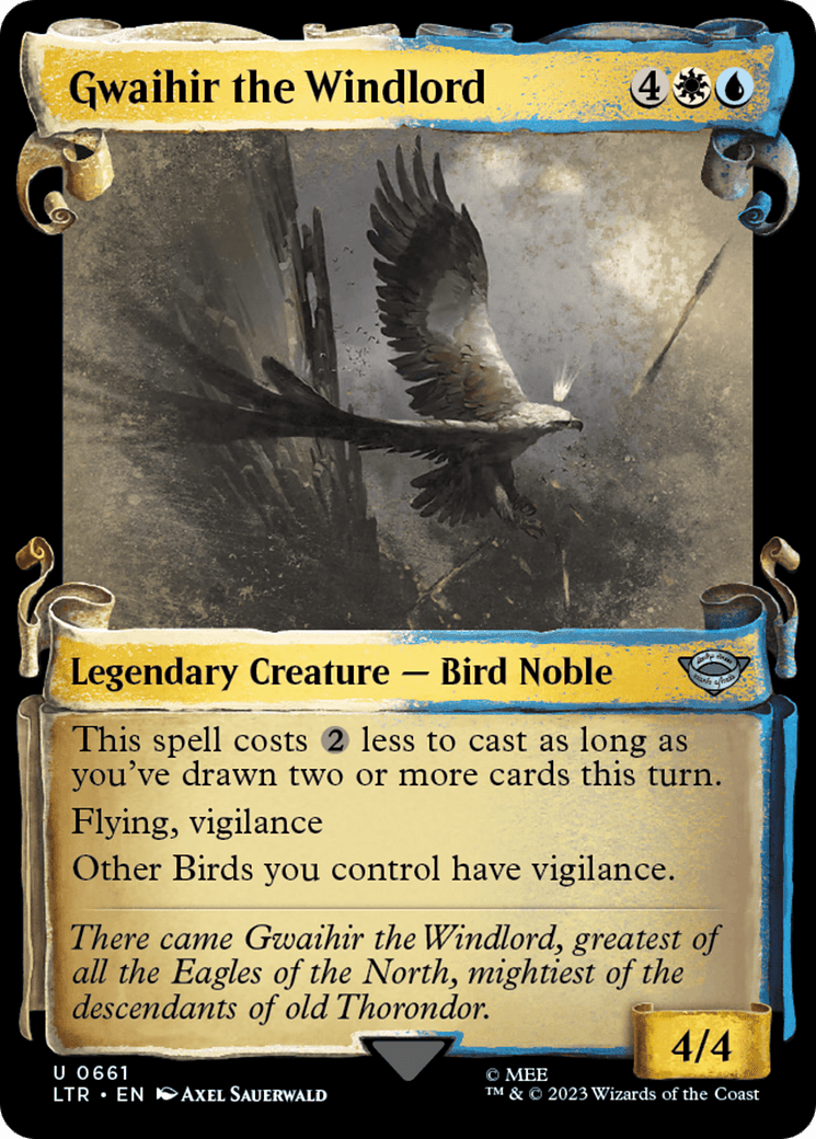 Gwaihir the Windlord [The Lord of the Rings: Tales of Middle-Earth Showcase Scrolls] MTG Single Magic: The Gathering  | Multizone: Comics And Games