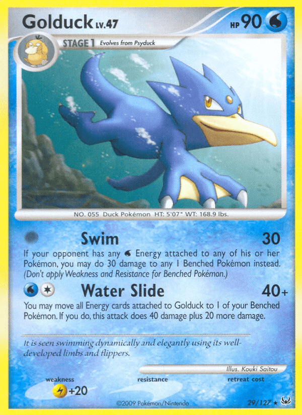 Golduck (29/127) [Platinum: Base Set] Pokemon Single Pokémon  | Multizone: Comics And Games