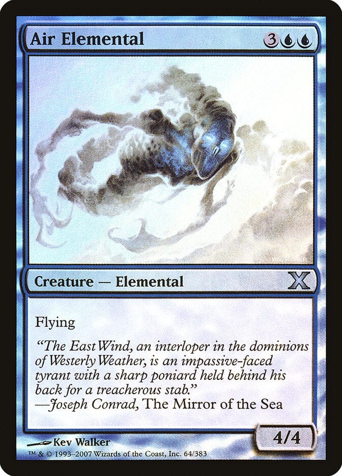 Air Elemental (Premium Foil) [Tenth Edition] MTG Single Magic: The Gathering  | Multizone: Comics And Games