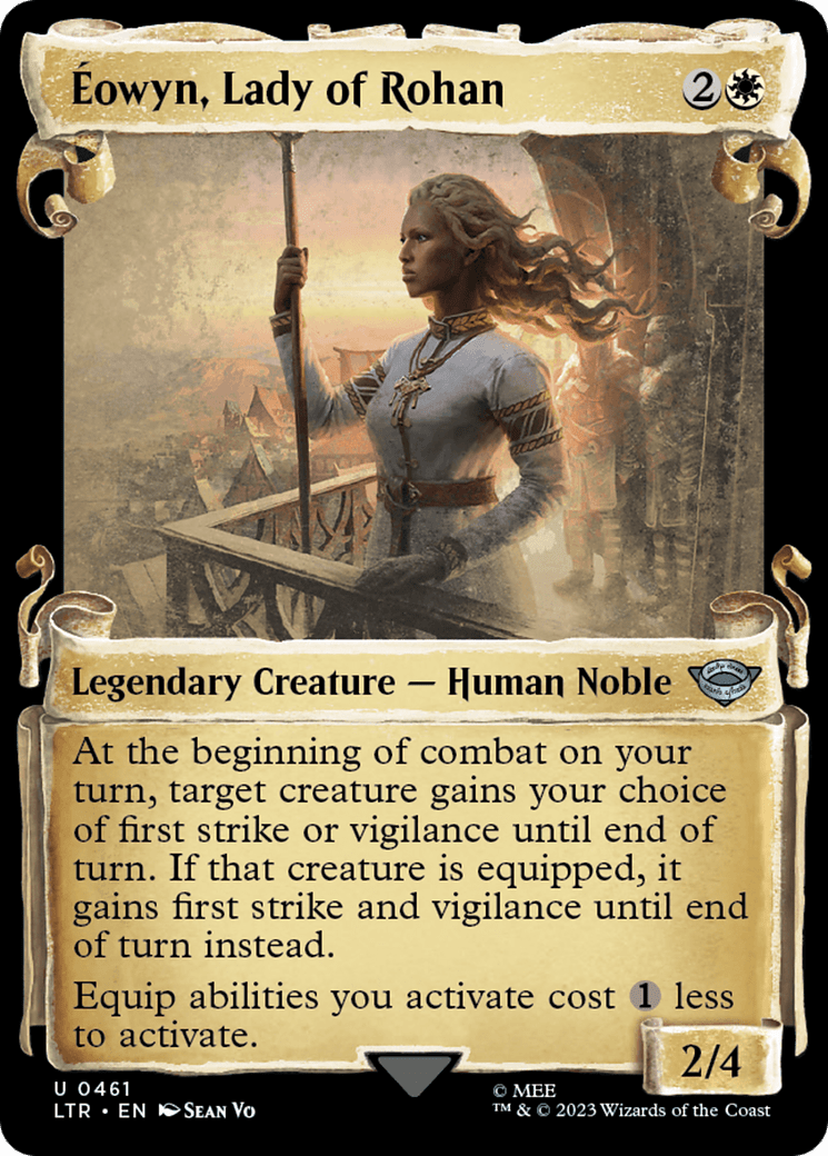 Eowyn, Lady of Rohan [The Lord of the Rings: Tales of Middle-Earth Showcase Scrolls] MTG Single Magic: The Gathering  | Multizone: Comics And Games