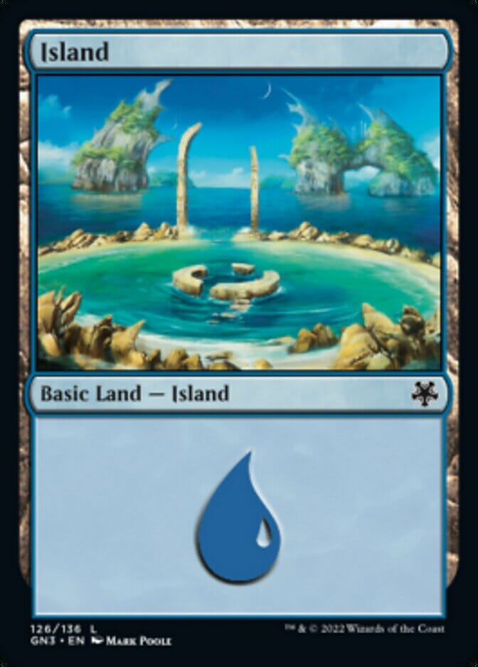 Island (126) [Game Night: Free-for-All] MTG Single Magic: The Gathering  | Multizone: Comics And Games