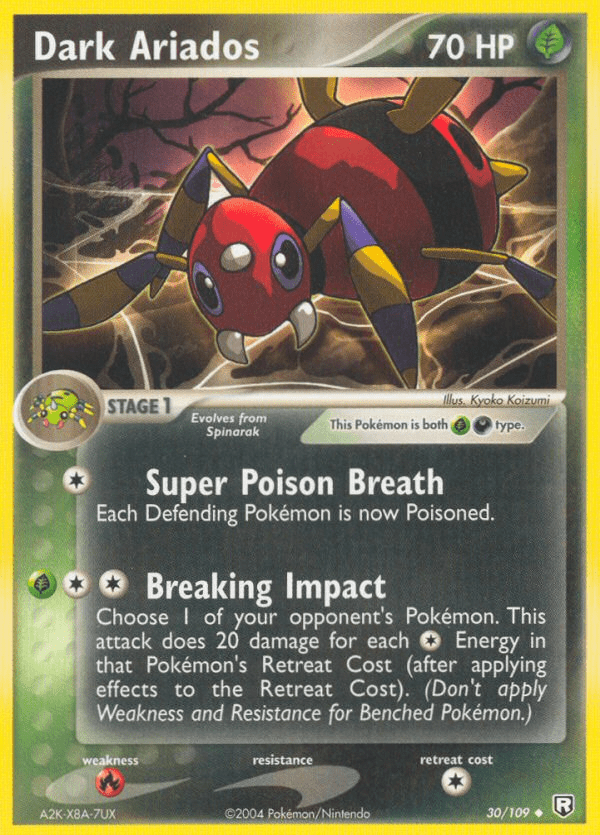 Dark Ariados (30/109) [EX: Team Rocket Returns] Pokemon Single Pokémon  | Multizone: Comics And Games