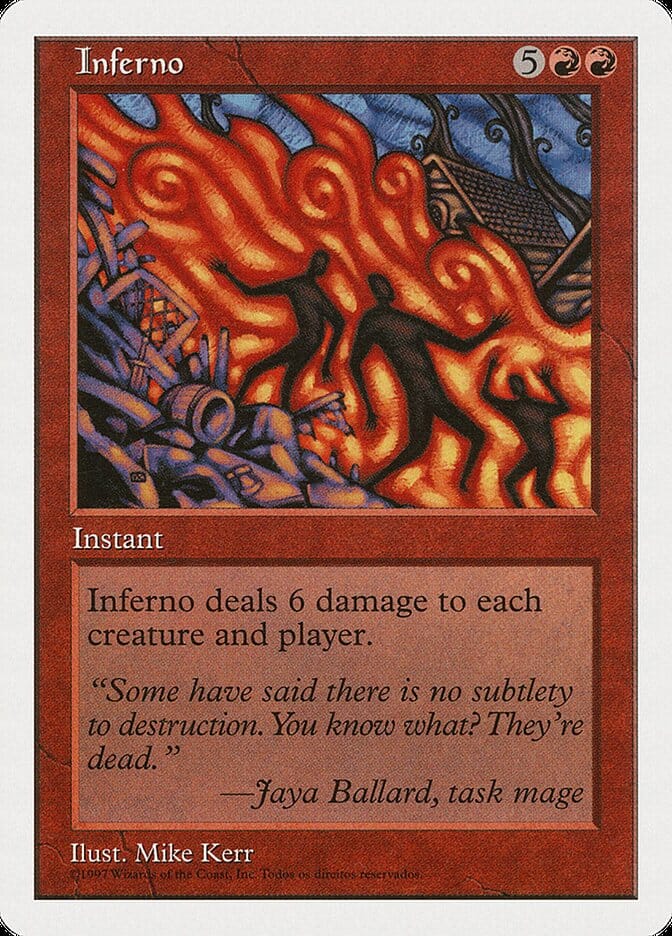 Inferno (Portuguese Copyright) [Fifth Edition] MTG Single Magic: The Gathering  | Multizone: Comics And Games