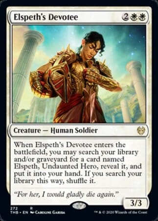 Elspeth's Devotee [Theros Beyond Death] MTG Single Magic: The Gathering  | Multizone: Comics And Games