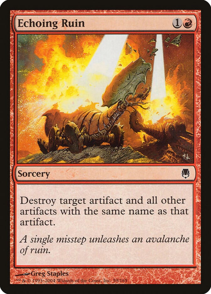 Echoing Ruin [Darksteel] MTG Single Magic: The Gathering  | Multizone: Comics And Games