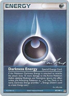 Darkness Energy (87/108) (Legendary Ascent - Tom Roos) [World Championships 2007] Pokemon Single Pokémon  | Multizone: Comics And Games