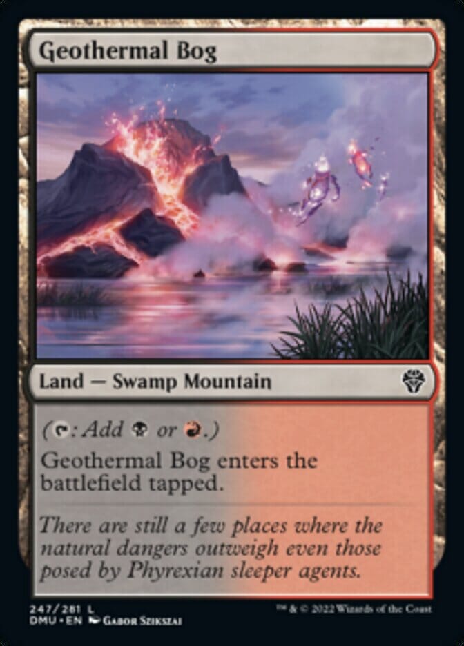 Geothermal Bog [Dominaria United] MTG Single Magic: The Gathering  | Multizone: Comics And Games