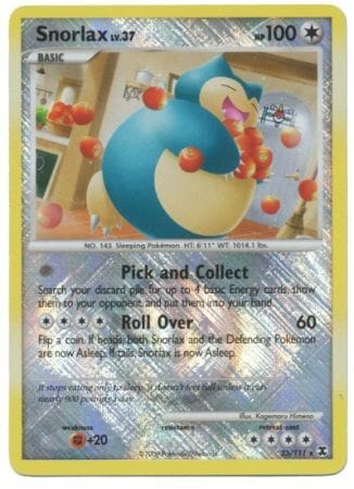 Snorlax (33/111) (League Promo) [Platinum: Rising Rivals] Pokemon Single Pokémon  | Multizone: Comics And Games