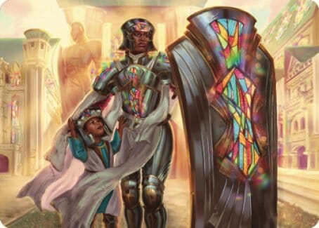 Guardian of New Benalia Art Card [Dominaria United Art Series] MTG Single Magic: The Gathering  | Multizone: Comics And Games