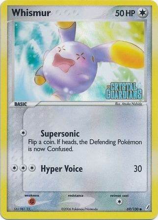 Whismur (69/100) (Stamped) [EX: Crystal Guardians] Pokemon Single Pokémon  | Multizone: Comics And Games