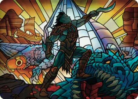 Astor, Bearer of Blades Art Card [Dominaria United Art Series] MTG Single Magic: The Gathering  | Multizone: Comics And Games