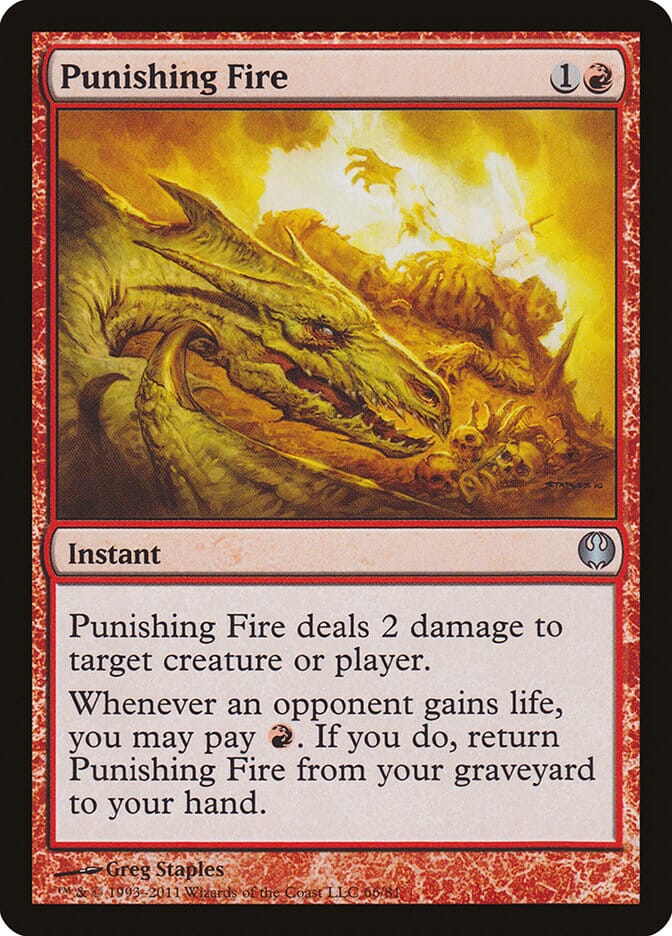 Punishing Fire [Duel Decks: Knights vs. Dragons] MTG Single Magic: The Gathering  | Multizone: Comics And Games