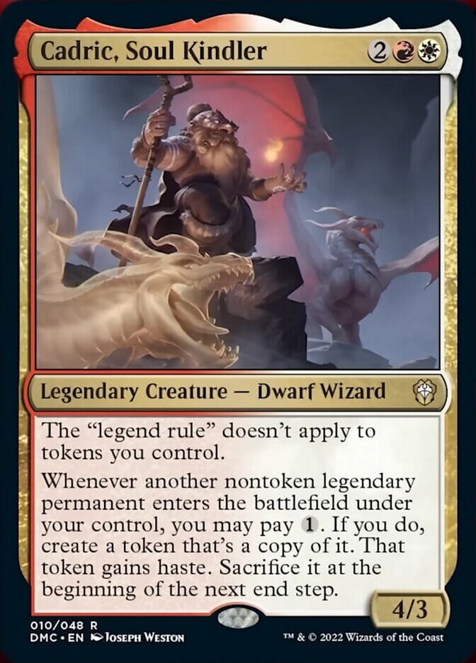 Cadric, Soul Kindler [Dominaria United Commander] MTG Single Magic: The Gathering  | Multizone: Comics And Games