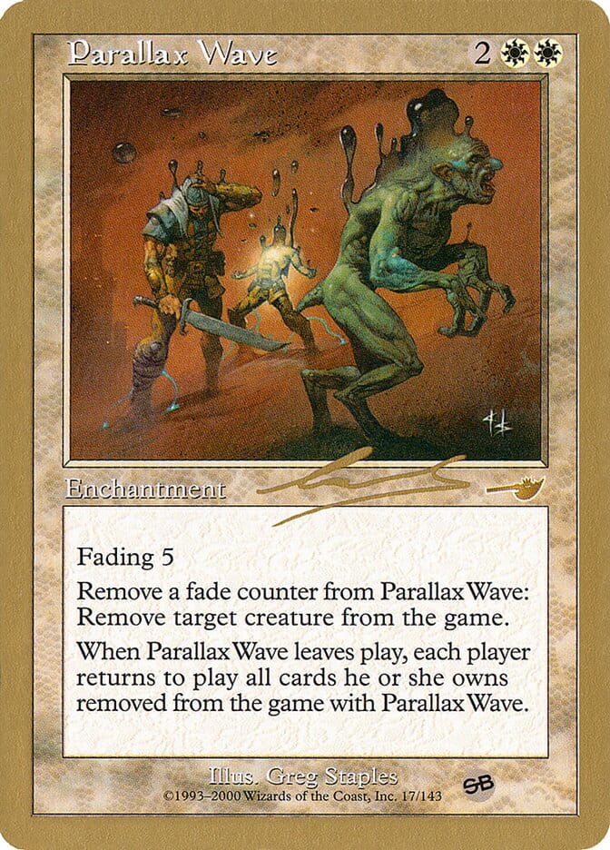 Parallax Wave (Nicolas Labarre) (SB) [World Championship Decks 2000] MTG Single Magic: The Gathering  | Multizone: Comics And Games