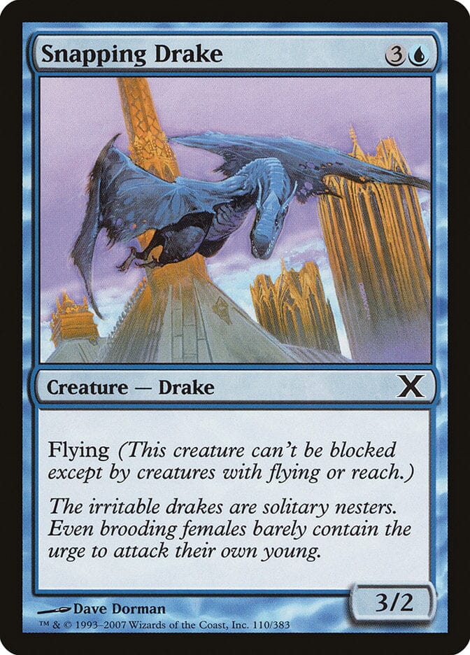 Snapping Drake [Tenth Edition] MTG Single Magic: The Gathering  | Multizone: Comics And Games