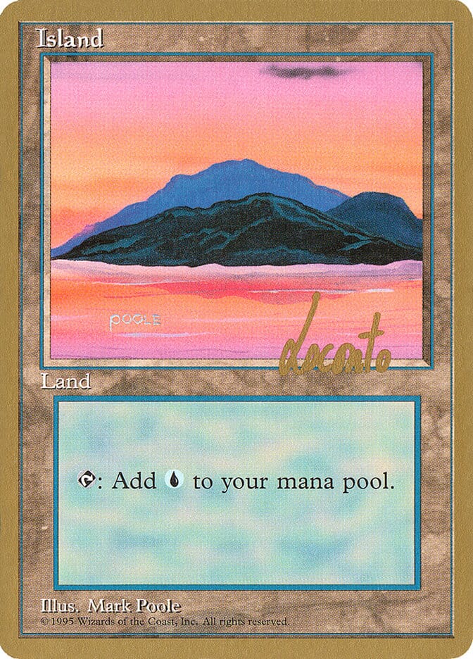 Island (ml369) (Michael Loconto) [Pro Tour Collector Set] MTG Single Magic: The Gathering  | Multizone: Comics And Games