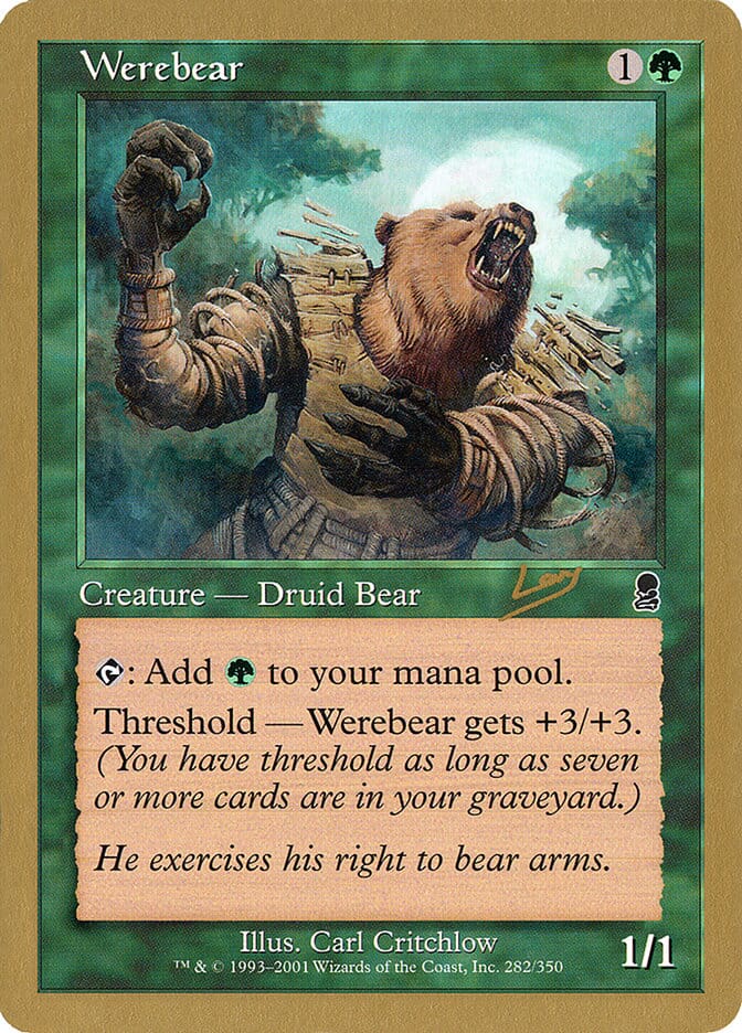 Werebear (Raphael Levy) [World Championship Decks 2002] MTG Single Magic: The Gathering  | Multizone: Comics And Games