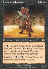 Undead Gladiator [Onslaught] MTG Single Magic: The Gathering  | Multizone: Comics And Games