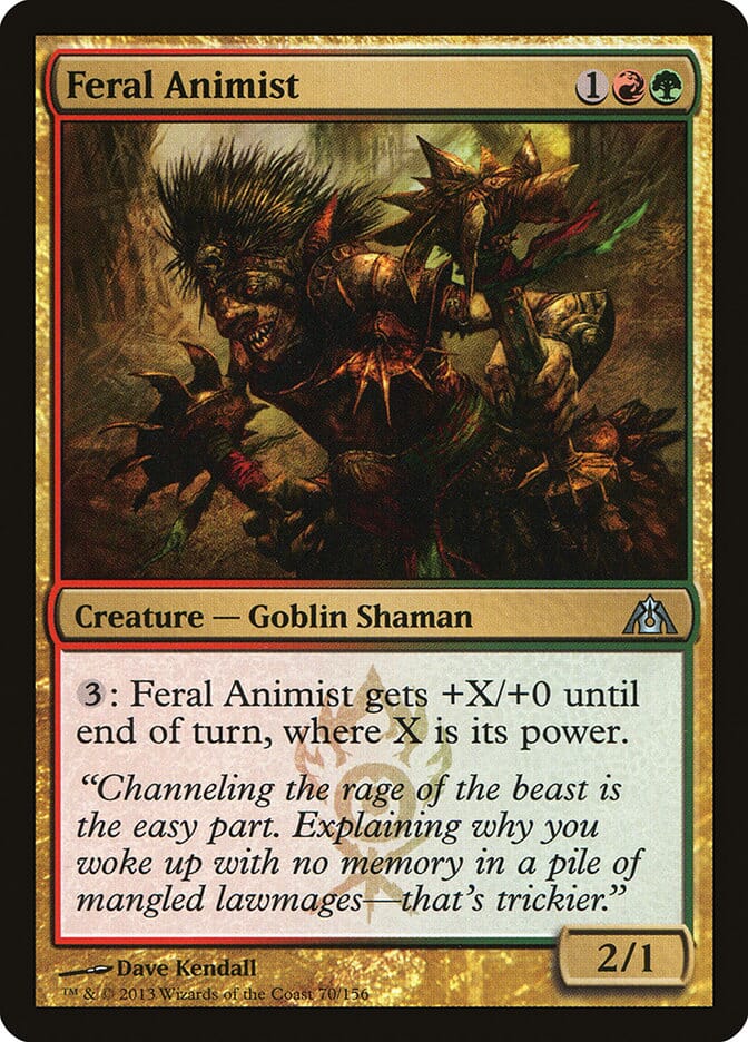 Feral Animist [Dragon's Maze] MTG Single Magic: The Gathering  | Multizone: Comics And Games