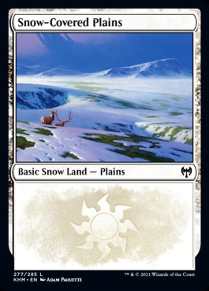 Snow-Covered Plains (277) [Kaldheim] MTG Single Magic: The Gathering  | Multizone: Comics And Games