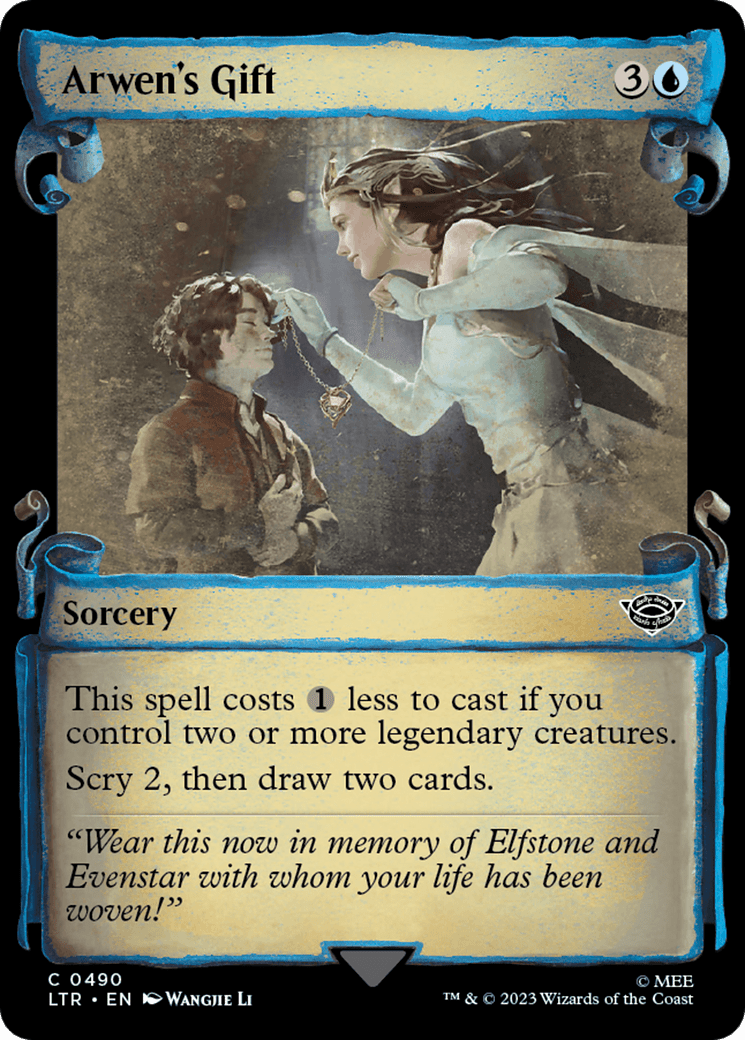 Arwen's Gift [The Lord of the Rings: Tales of Middle-Earth Showcase Scrolls] MTG Single Magic: The Gathering  | Multizone: Comics And Games