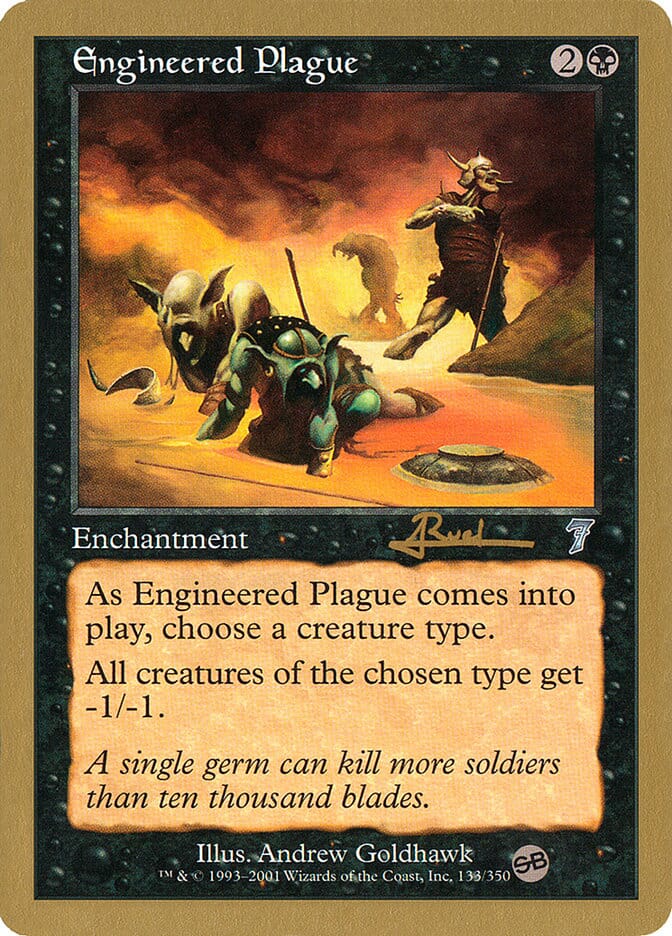 Engineered Plague (Antoine Ruel) (SB) [World Championship Decks 2001] MTG Single Magic: The Gathering  | Multizone: Comics And Games