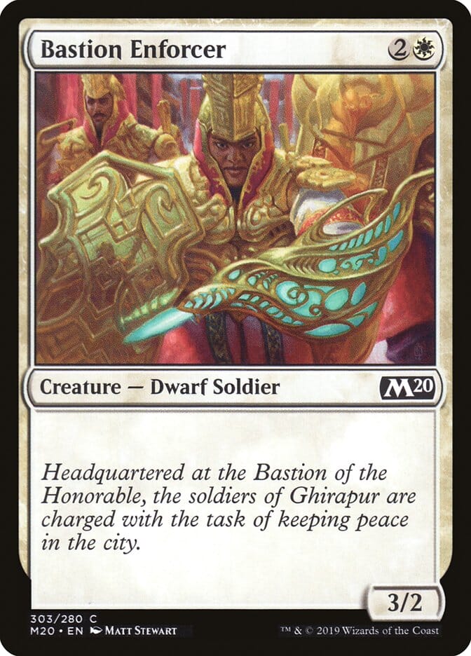 Bastion Enforcer [Core Set 2020] MTG Single Magic: The Gathering  | Multizone: Comics And Games