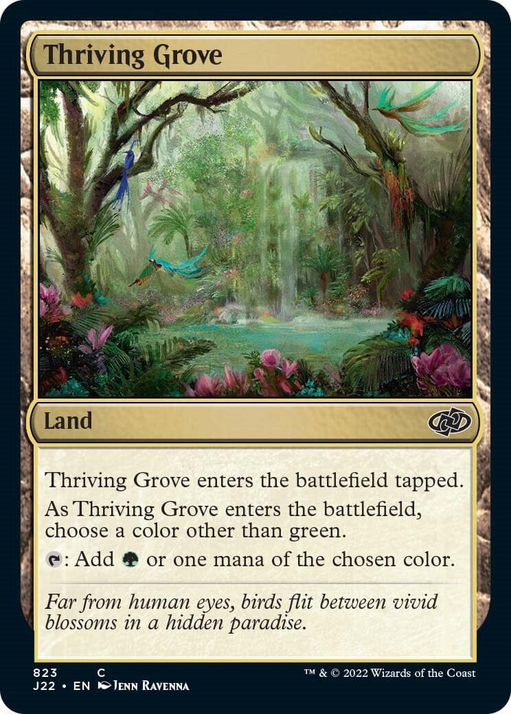 Thriving Grove [Jumpstart 2022] MTG Single Magic: The Gathering  | Multizone: Comics And Games