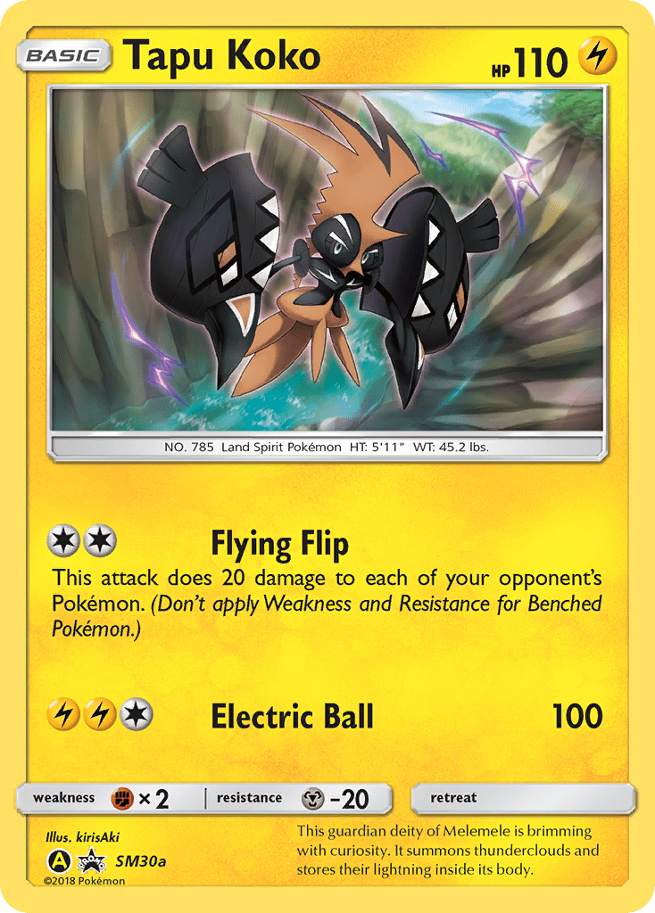 Tapu Koko (SM30a) [Sun & Moon: Black Star Promos] Pokemon Single Pokémon  | Multizone: Comics And Games