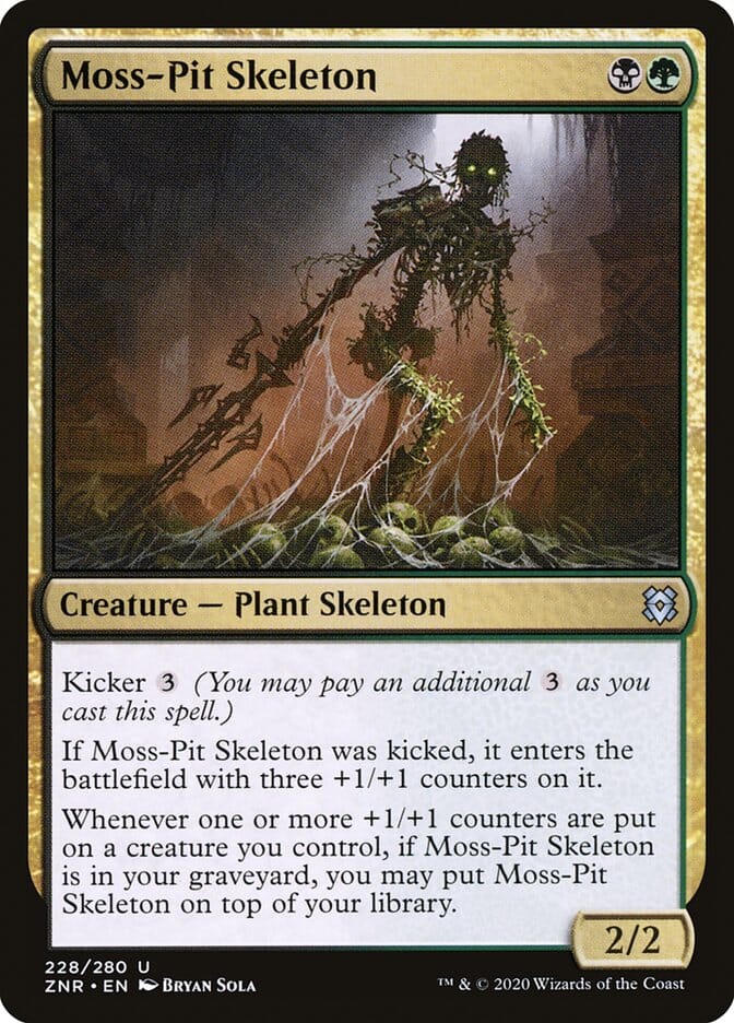 Moss-Pit Skeleton [Zendikar Rising] MTG Single Magic: The Gathering  | Multizone: Comics And Games