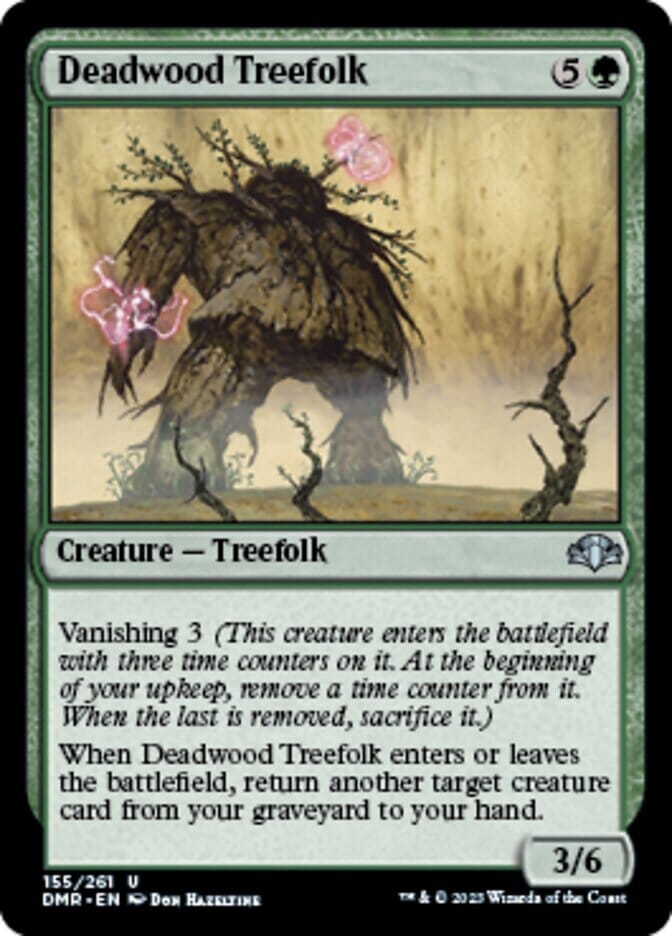 Deadwood Treefolk [Dominaria Remastered] MTG Single Magic: The Gathering  | Multizone: Comics And Games