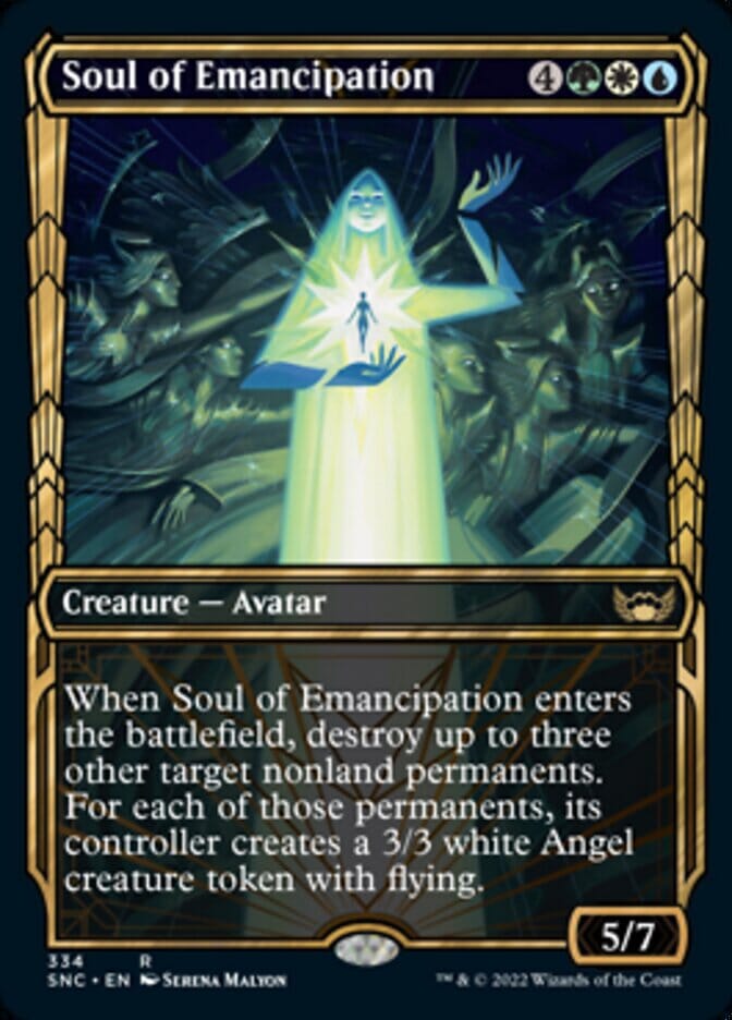 Soul of Emancipation (Showcase Golden Age) [Streets of New Capenna] MTG Single Magic: The Gathering  | Multizone: Comics And Games