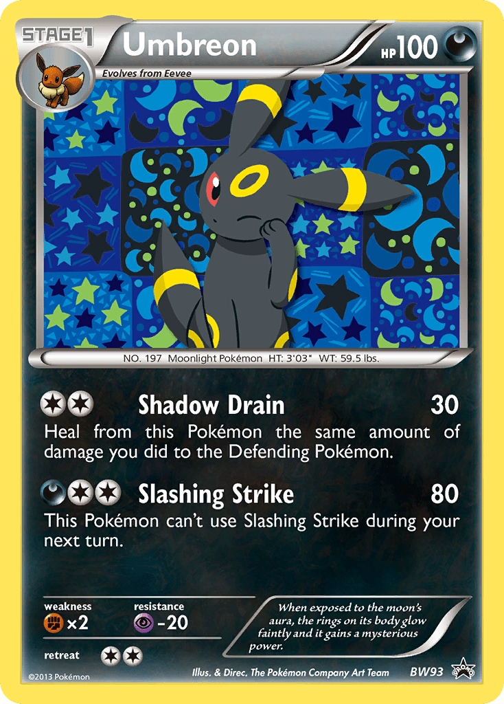 Umbreon (BW93) [Black & White: Black Star Promos] Pokemon Single Pokémon  | Multizone: Comics And Games