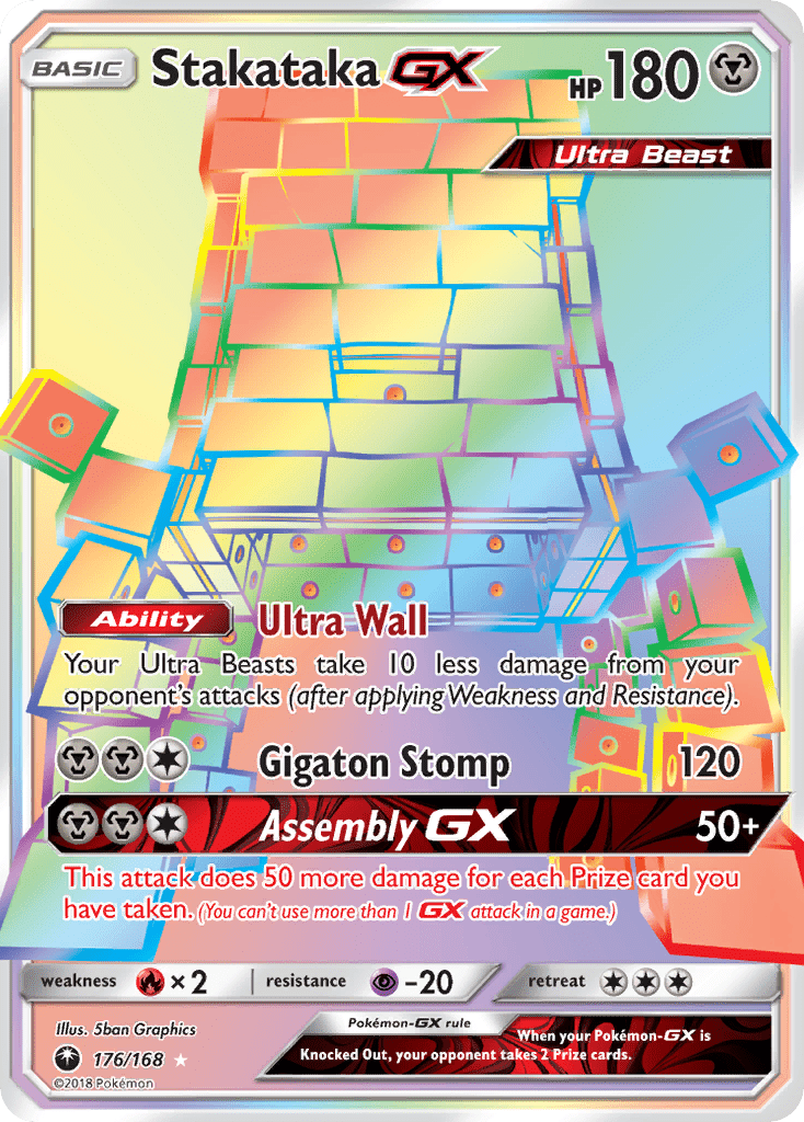 Stakataka GX (176/168) [Sun & Moon: Celestial Storm] Pokemon Single Pokémon  | Multizone: Comics And Games