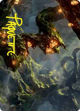 Forest Art Card (Gold-Stamped Signature) [Strixhaven: School of Mages Art Series] MTG Single Magic: The Gathering  | Multizone: Comics And Games