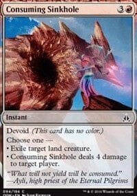Consuming Sinkhole [Oath of the Gatewatch] MTG Single Magic: The Gathering  | Multizone: Comics And Games