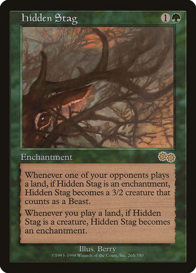 Hidden Stag [Urza's Saga] MTG Single Magic: The Gathering  | Multizone: Comics And Games