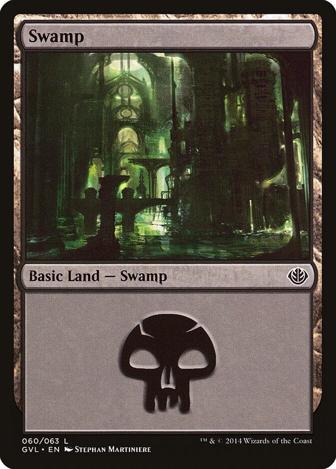 Swamp (60) (Garruk vs. Liliana) [Duel Decks Anthology] MTG Single Magic: The Gathering  | Multizone: Comics And Games