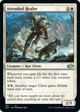 Attended Healer [Jumpstart 2022] MTG Single Magic: The Gathering  | Multizone: Comics And Games
