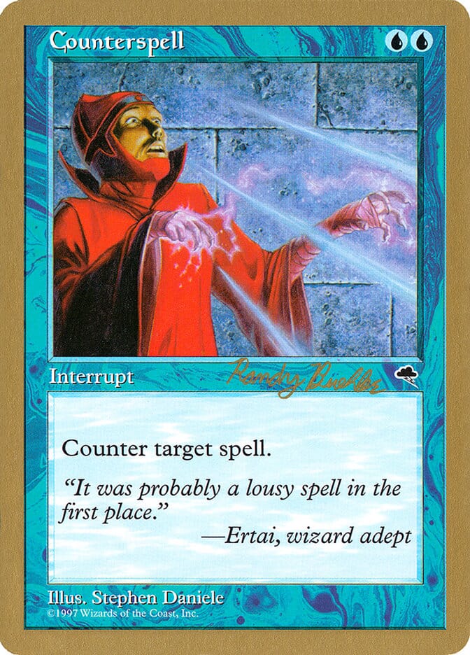 Counterspell (Randy Buehler) [World Championship Decks 1998] MTG Single Magic: The Gathering  | Multizone: Comics And Games