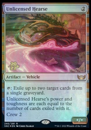 Unlicensed Hearse [Streets of New Capenna Prerelease Promos] MTG Single Magic: The Gathering  | Multizone: Comics And Games