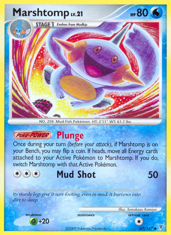 Marshtomp (67/147) [Platinum: Supreme Victors] Pokemon Single Pokémon  | Multizone: Comics And Games