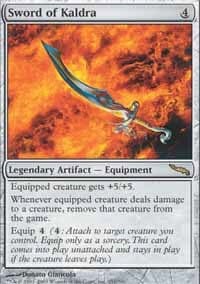 Sword of Kaldra [Mirrodin] MTG Single Magic: The Gathering  | Multizone: Comics And Games