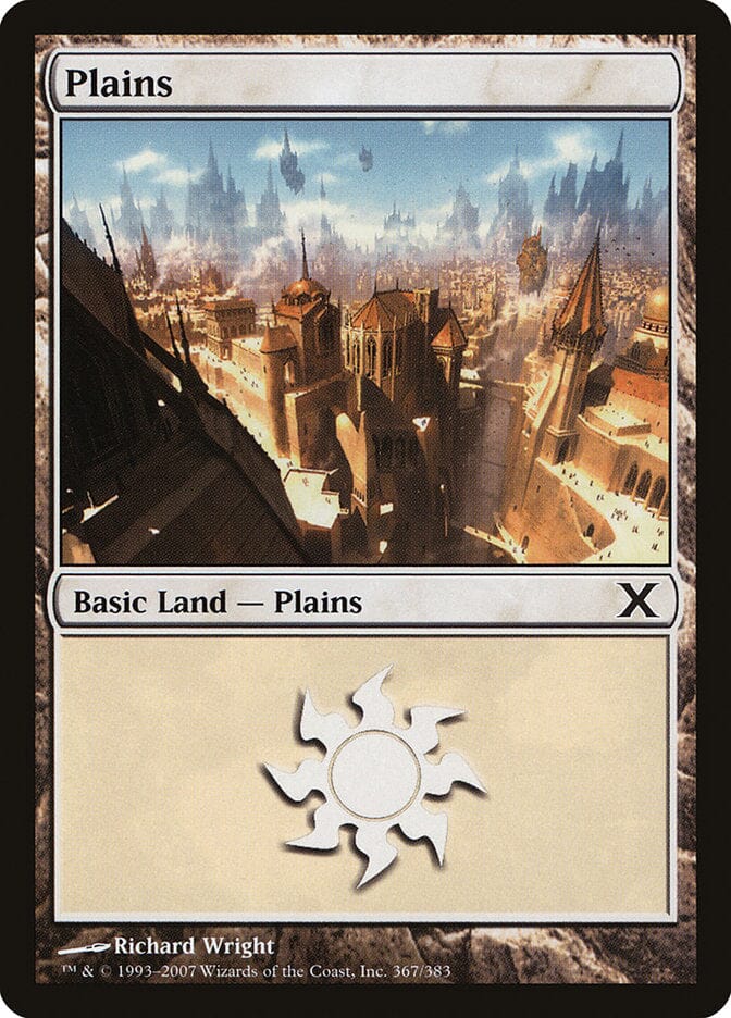 Plains (367) [Tenth Edition] MTG Single Magic: The Gathering  | Multizone: Comics And Games