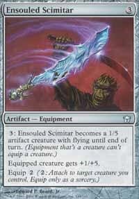 Ensouled Scimitar [Fifth Dawn] MTG Single Magic: The Gathering  | Multizone: Comics And Games