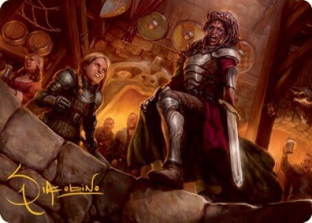 Veteran Dungeoneer Art Card (Gold-Stamped Signature) [Dungeons & Dragons: Adventures in the Forgotten Realms Art Series] MTG Single Magic: The Gathering  | Multizone: Comics And Games