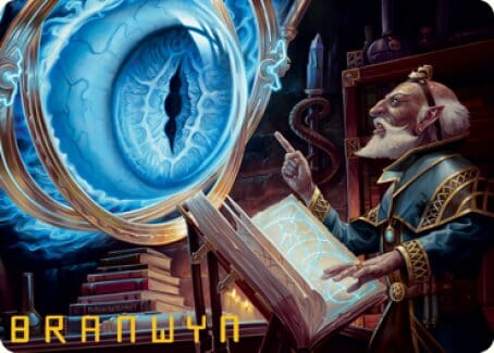 Contact Other Plane Art Card (Gold-Stamped Signature) [Dungeons & Dragons: Adventures in the Forgotten Realms Art Series] MTG Single Magic: The Gathering  | Multizone: Comics And Games