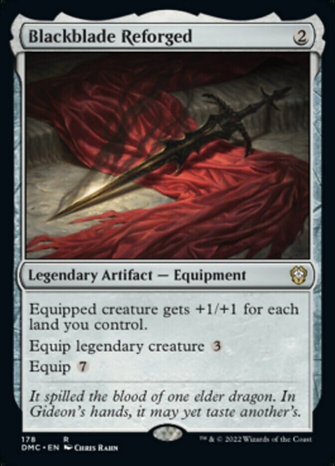 Blackblade Reforged [Dominaria United Commander] MTG Single Magic: The Gathering  | Multizone: Comics And Games