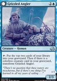 Grizzled Angler // Grisly Anglerfish [Eldritch Moon] MTG Single Magic: The Gathering  | Multizone: Comics And Games